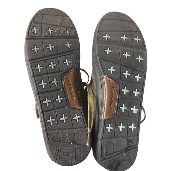 TOMS Womens Brown Lined Lace-Up Ankle Boots Size 9 - Picture 5 of 7